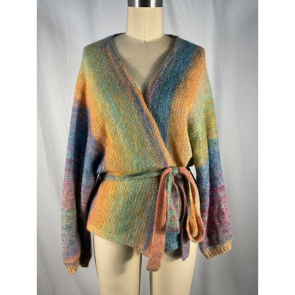 Mes Demoiselles 'Revival' Pink Knit Kimono Size 0 - Picture 2 of 6